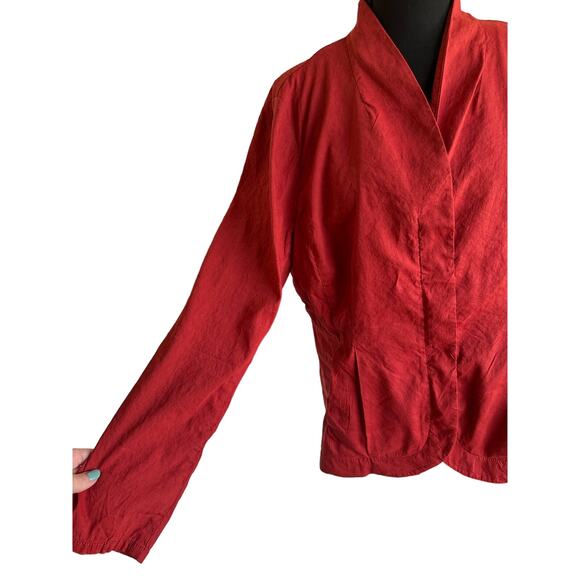 Eileen Fisher Pimento High Collar Jacket - XL (NWT) - Picture 2 of 11